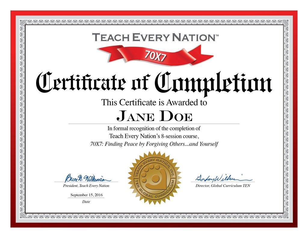 ?Free Certificate of Completion Template Sample with Example? Intended For Class Completion Certificate Template