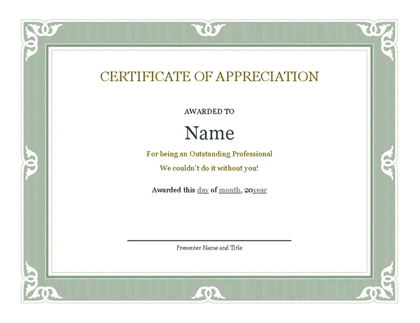 sample-certificate-of-appreciation-form-template