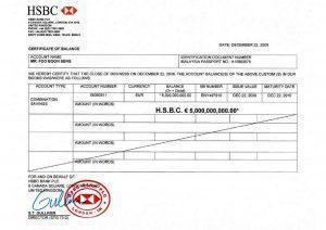 HSBC Certificate of Title