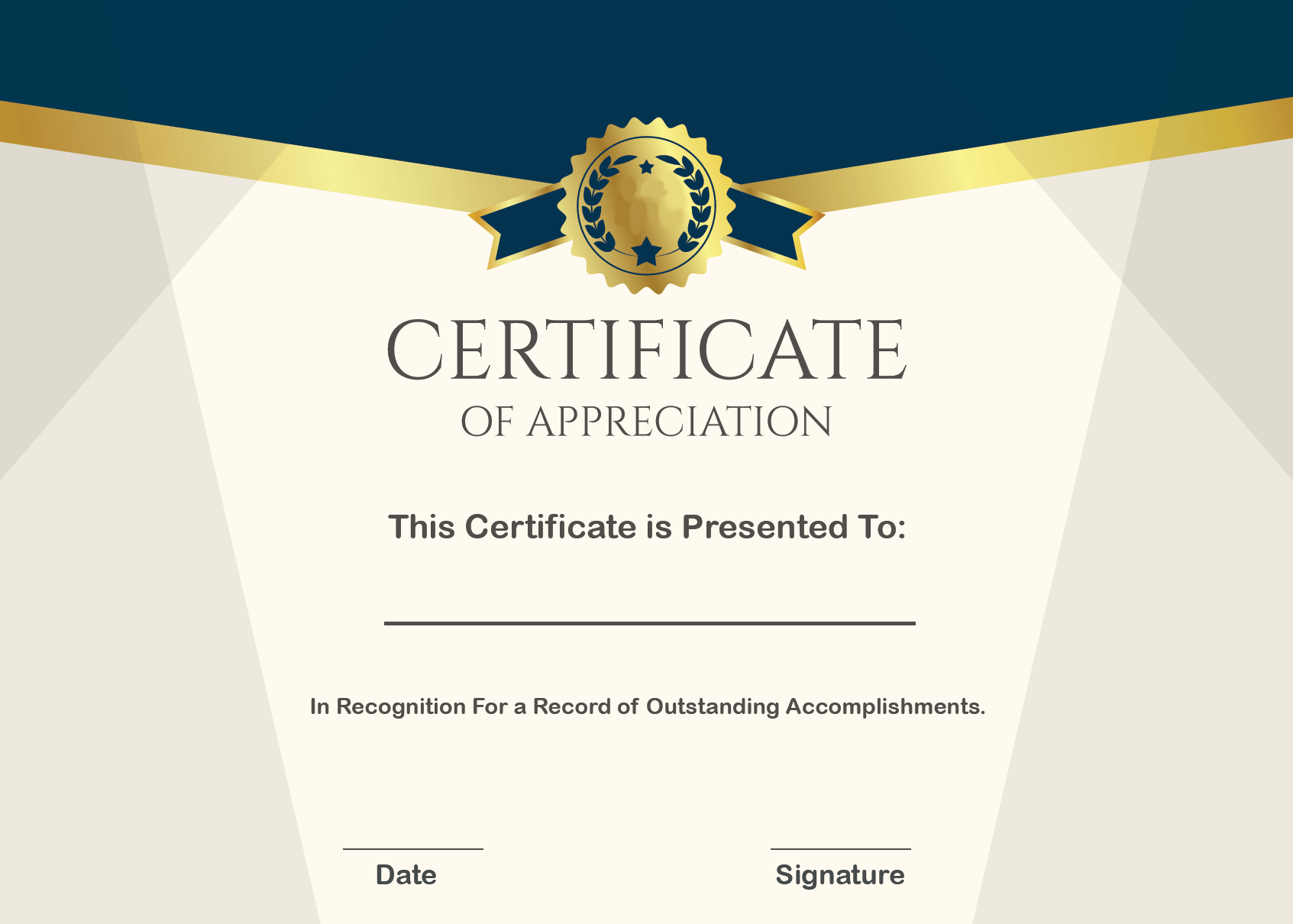 ❤️ Sample Certificate of Appreciation Form Template❤️ Inside Employee Anniversary Certificate Template