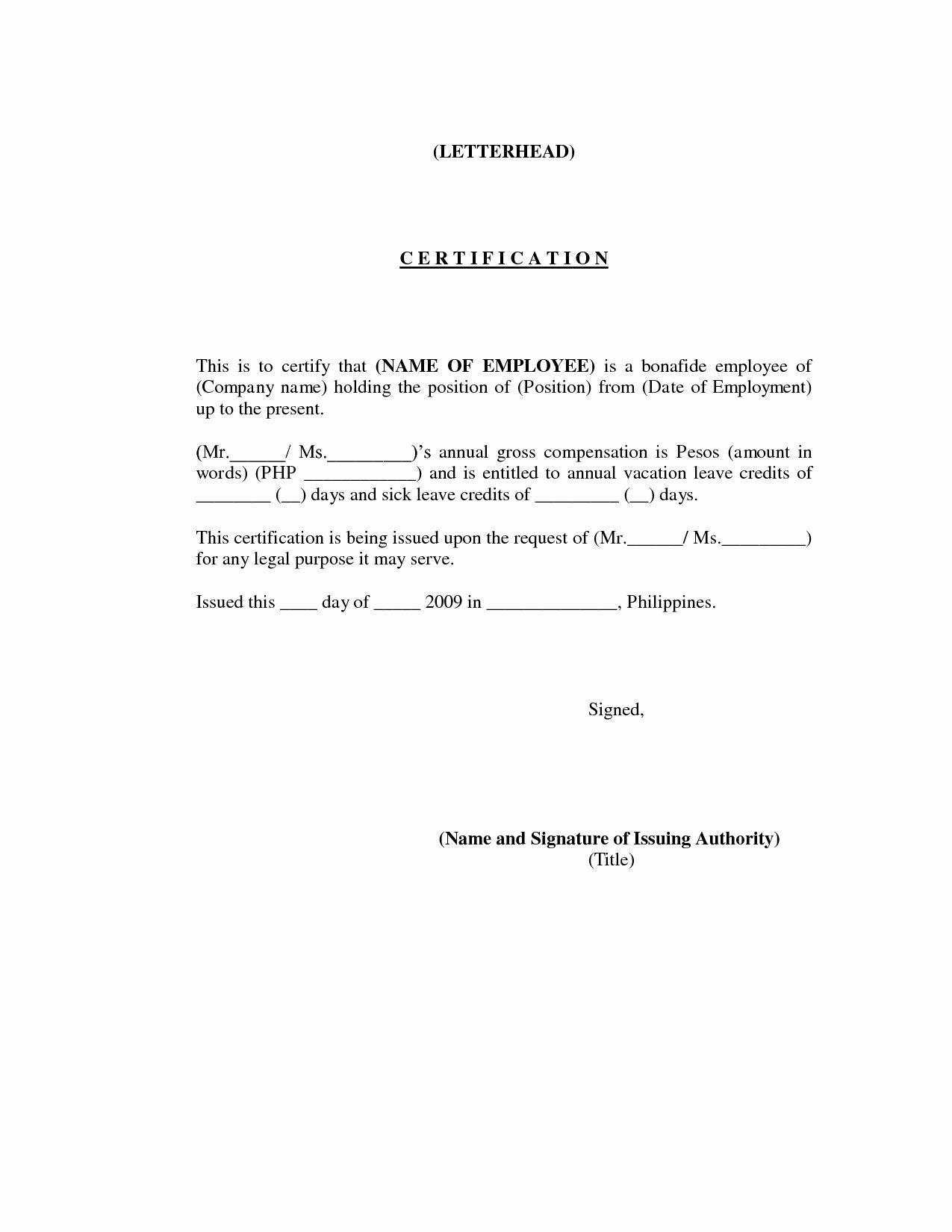 Certificate of incumbency Sample