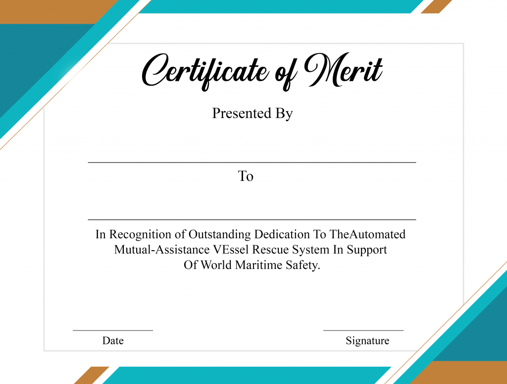 Certificate of Merit Piano