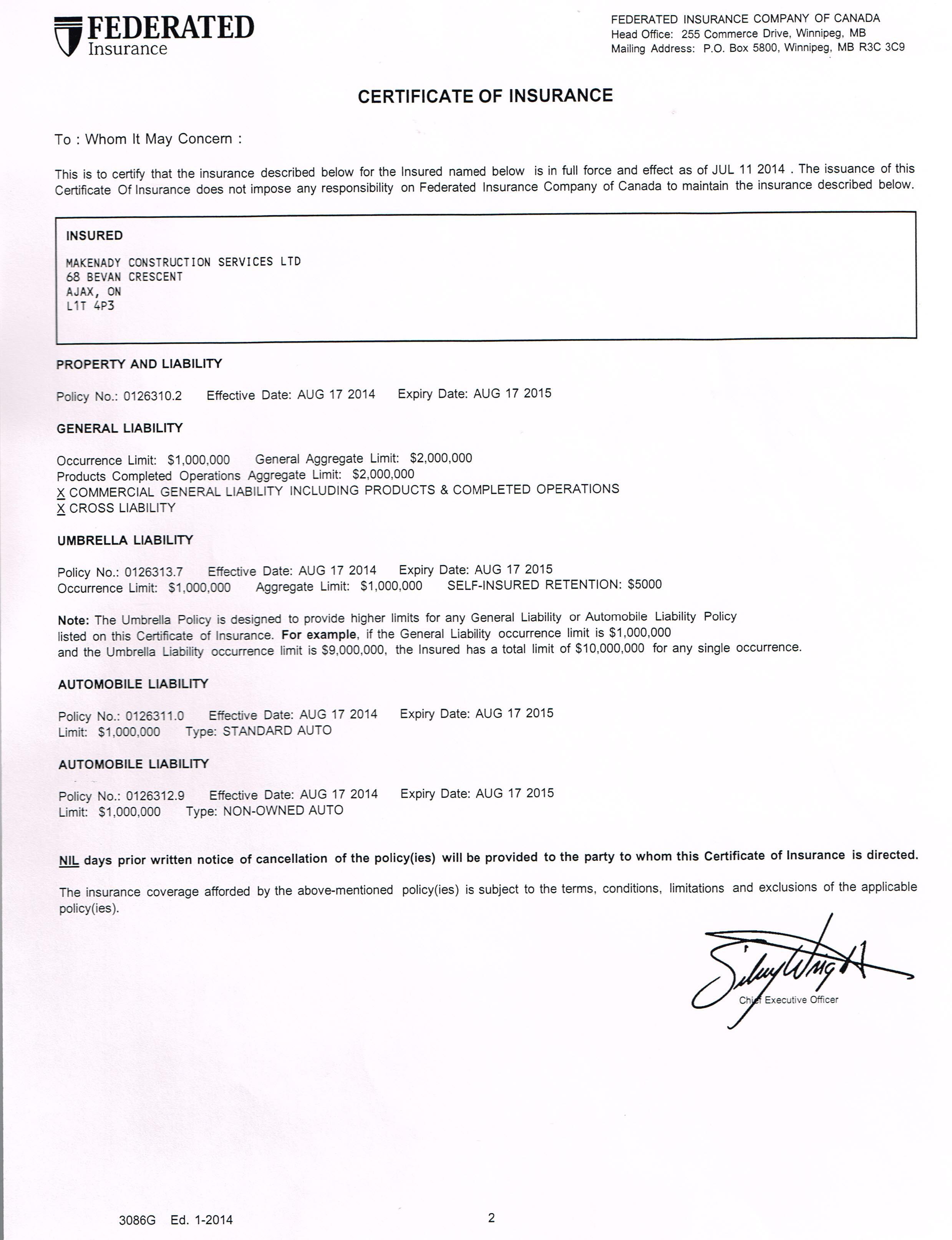 WSIB Certificate of Clearance