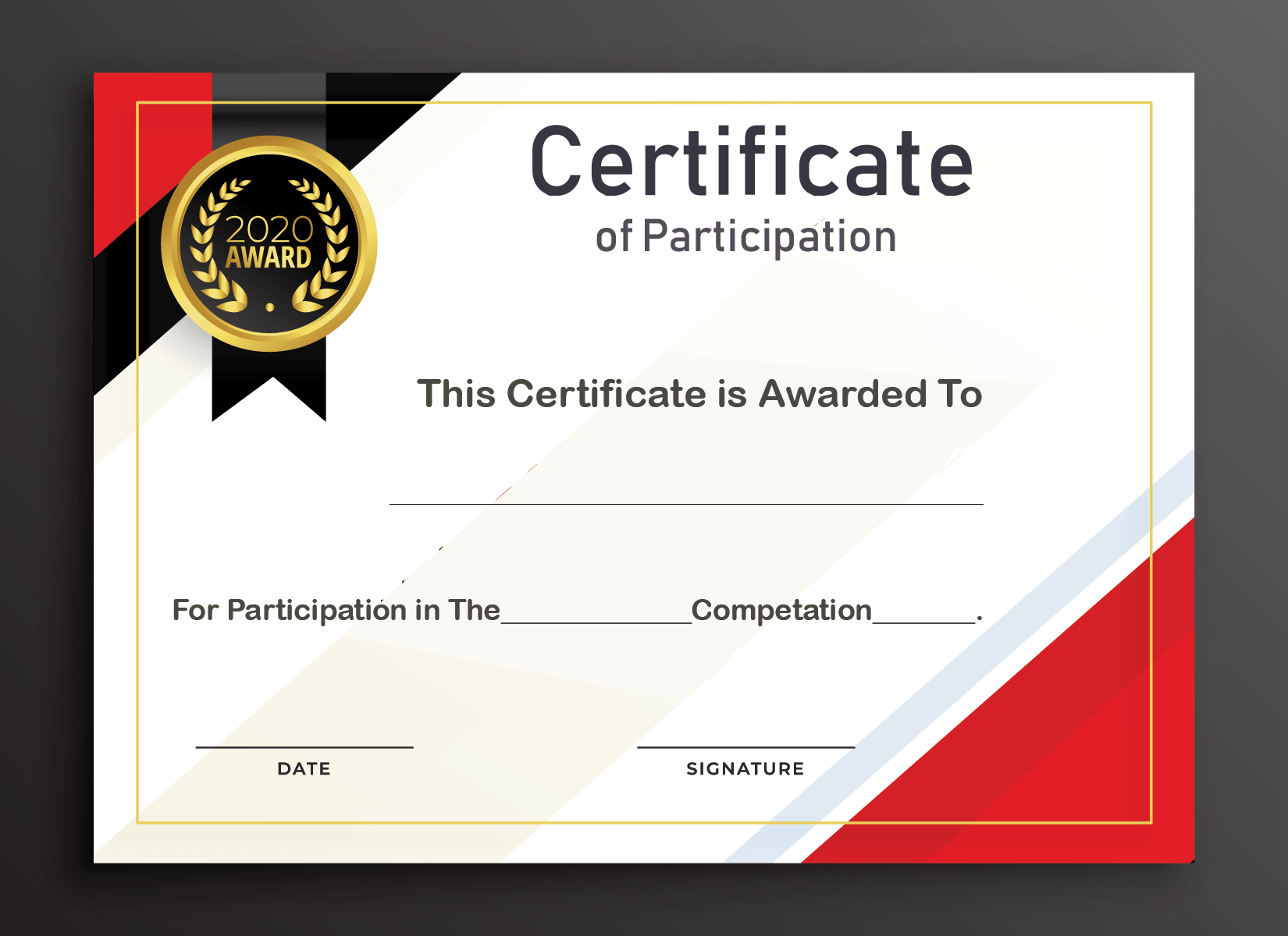 🥰Free Printable Certificate of Participation Templates (COP)🥰 Pertaining To Certificate Of Participation Word Template