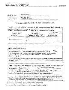 Sigma Aldrich Certificate of Analysis 