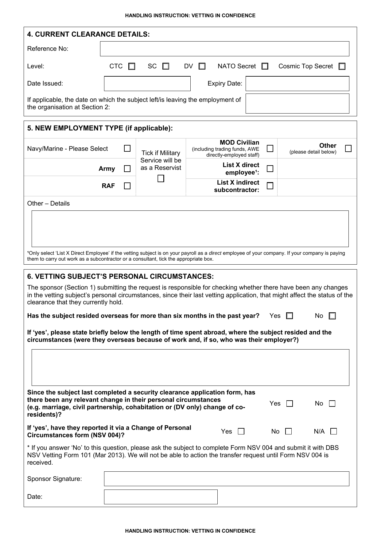 CTC Certificate of Clearance 