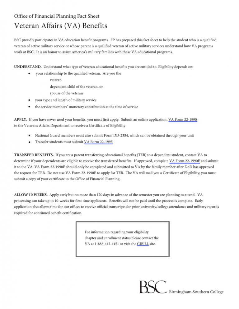 VA Certificate of Eligibility Template Certificate Of