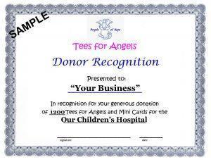 Certificate of Sponsorship Sample