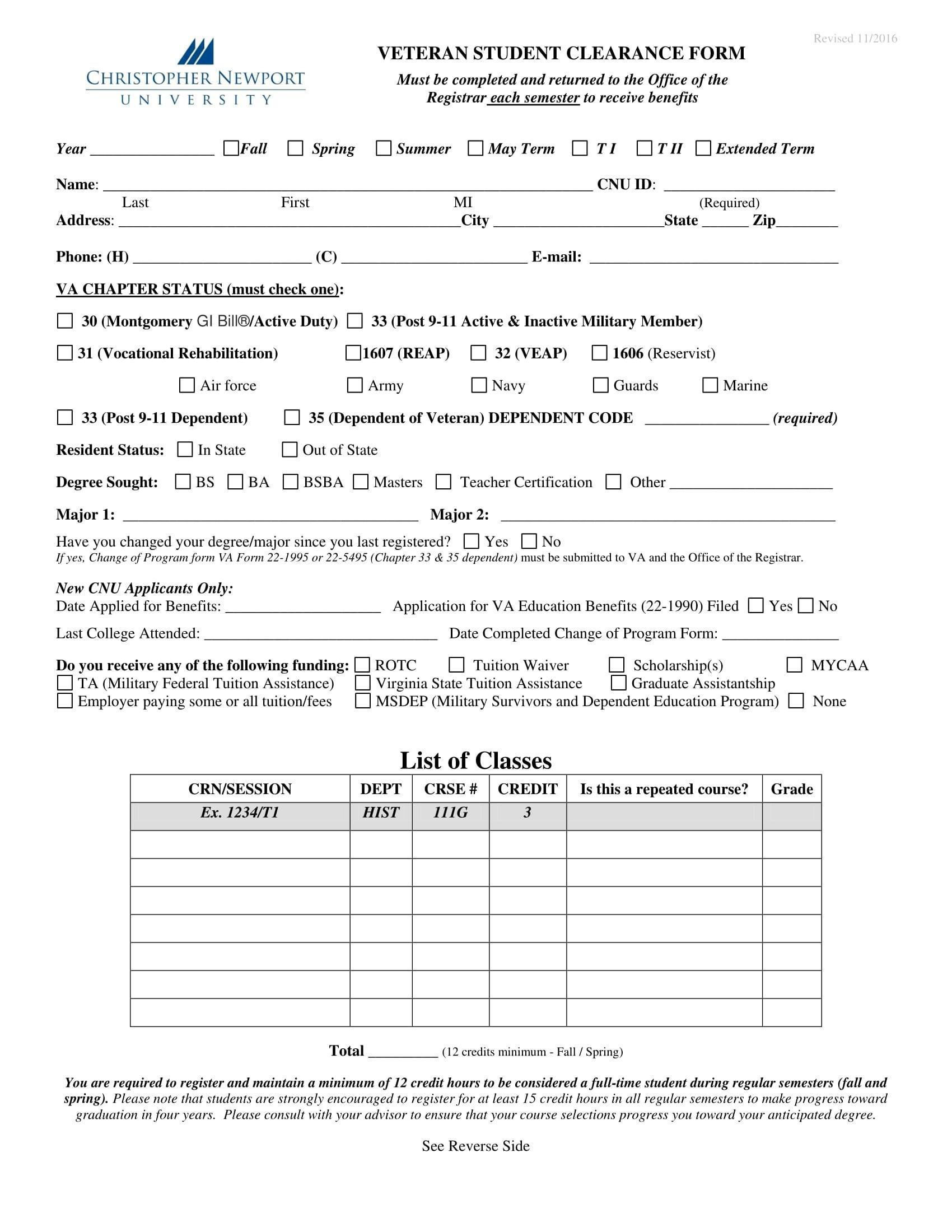 VA Certificate of Eligibility Form
