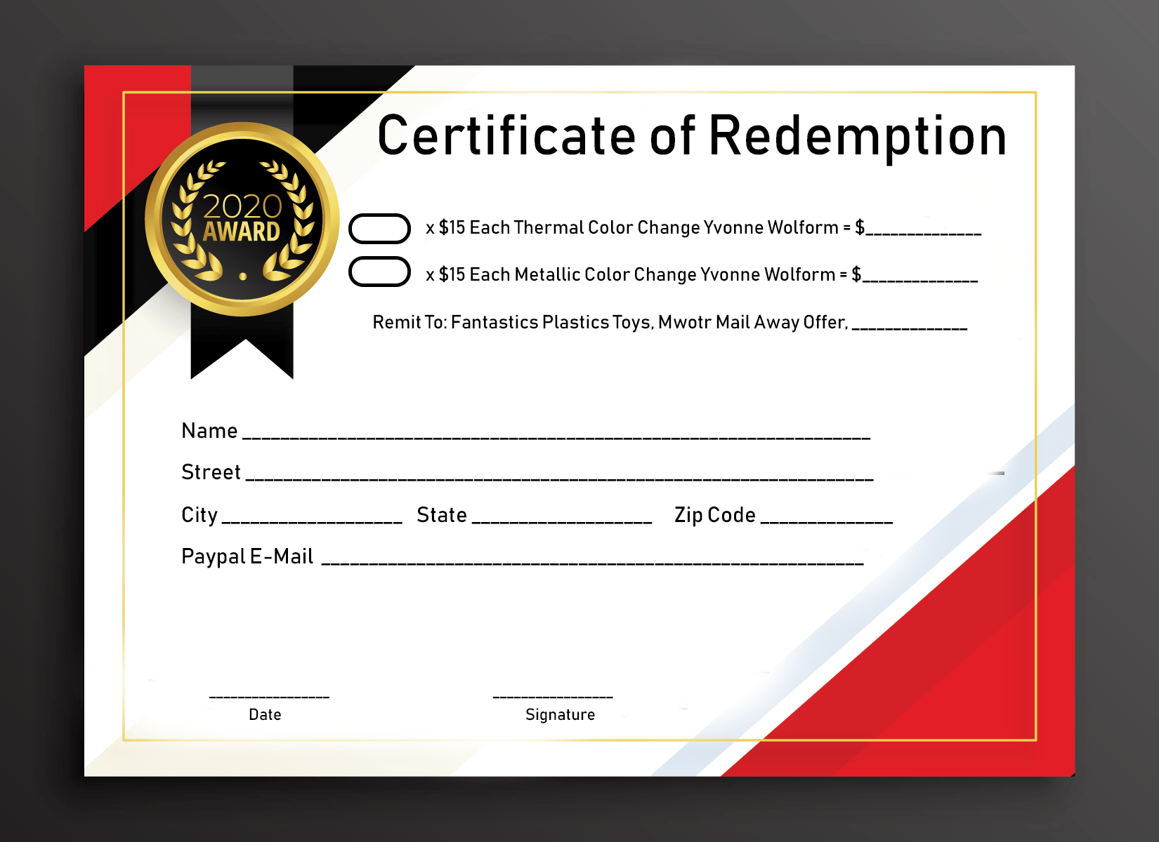 What is a Certificate of Redemption