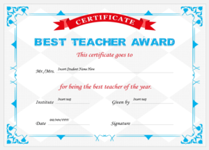 Free-printable-certificate-for-best-teacher