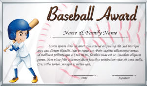 Baseball-Certificate-Template